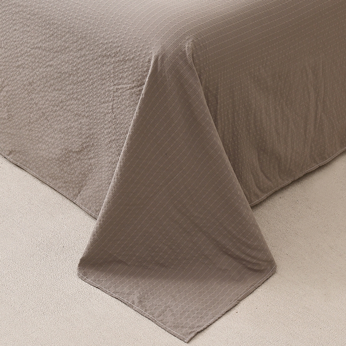 91家纺网 家纺一手货源 找家纺 北部居 2026新款柔软泡芙纱高克重印花四件套 玉笛花语