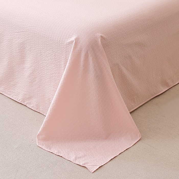 91家纺网 家纺一手货源 找家纺 北部居 2026新款柔软泡芙纱高克重印花四件套 甜甜心事