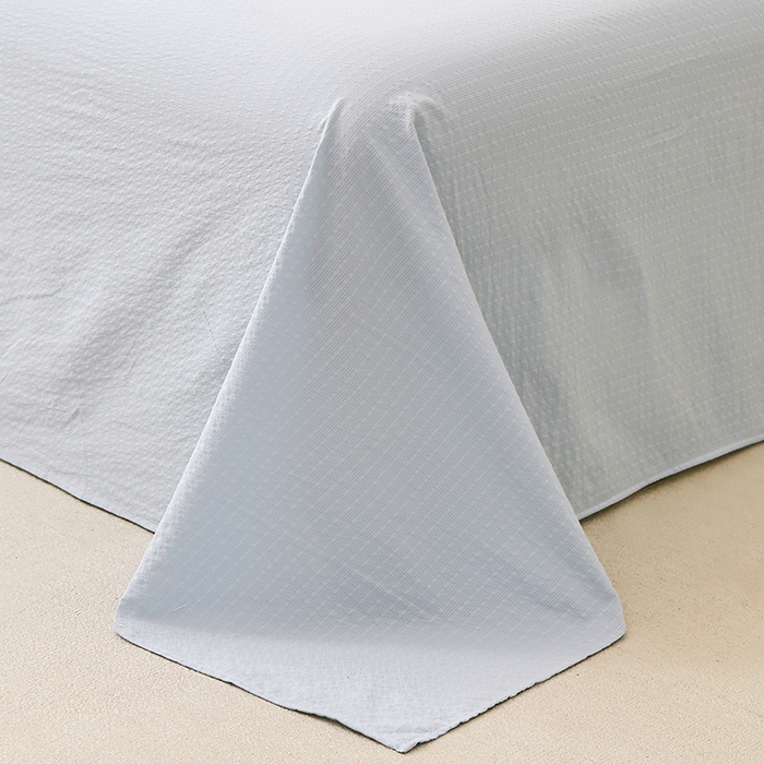 91家纺网 家纺一手货源 找家纺 北部居 2026新款柔软泡芙纱高克重印花四件套 点点阑珊