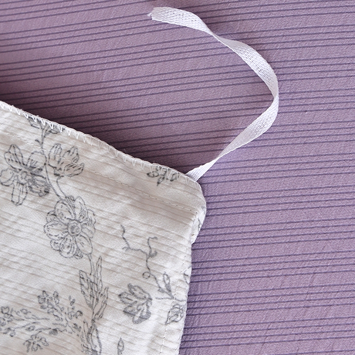 91家纺网 家纺一手货源 找家纺 北部居 2026新款柔软泡芙纱高克重印花四件套 梦回浅溪