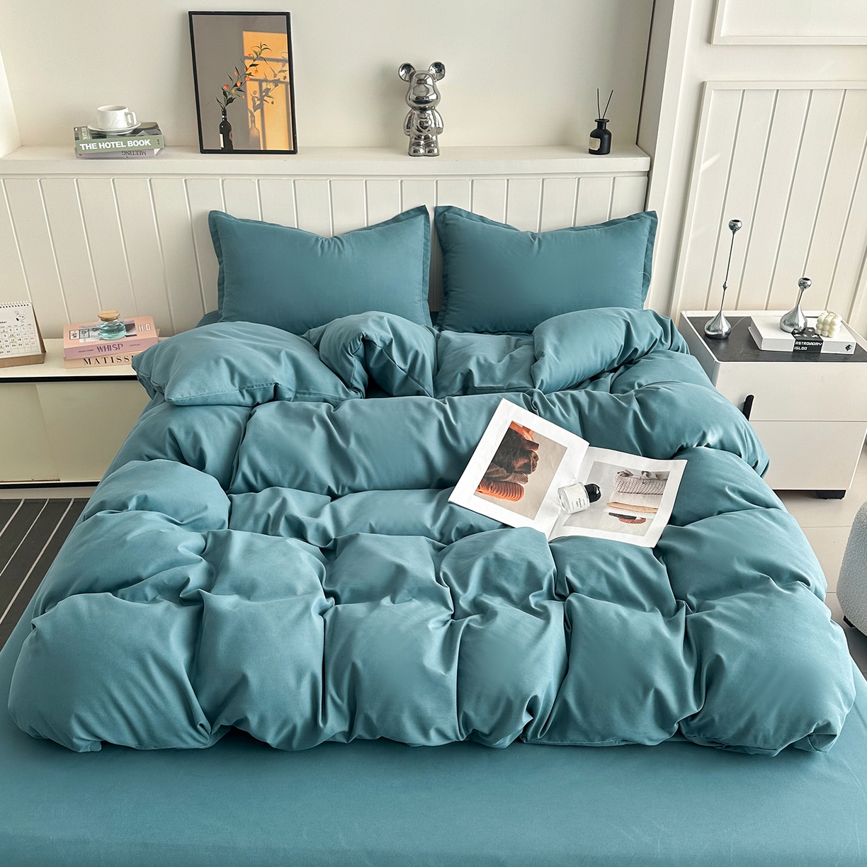 91家纺网 家纺一手货源 找家纺 （总）佑泽家纺 2026新款亲肤水洗棉四件套