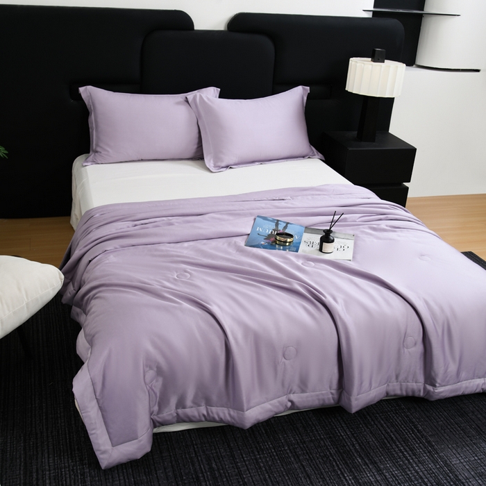 91家纺网 家纺一手货源 找家纺 枕星记忆枕 2026新款莫代尔夏被 莫代尔淡紫