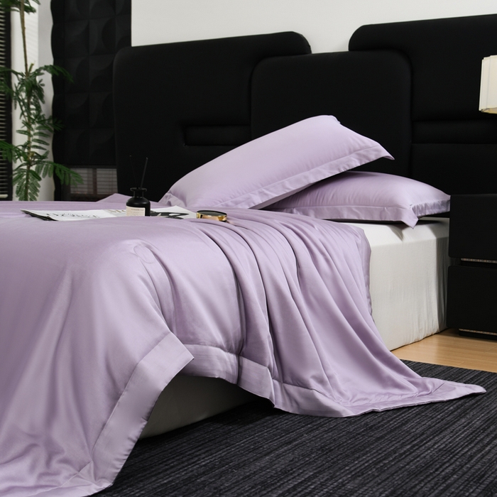 91家纺网 家纺一手货源 找家纺 枕星记忆枕 2026新款莫代尔夏被 莫代尔淡紫