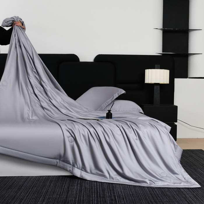 91家纺网 家纺一手货源 找家纺 枕星记忆枕 2026新款莫代尔夏被 莫代尔深灰