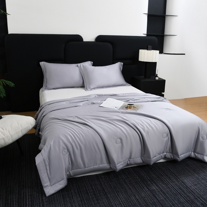 91家纺网 家纺一手货源 找家纺 枕星记忆枕 2026新款莫代尔夏被 莫代尔深灰