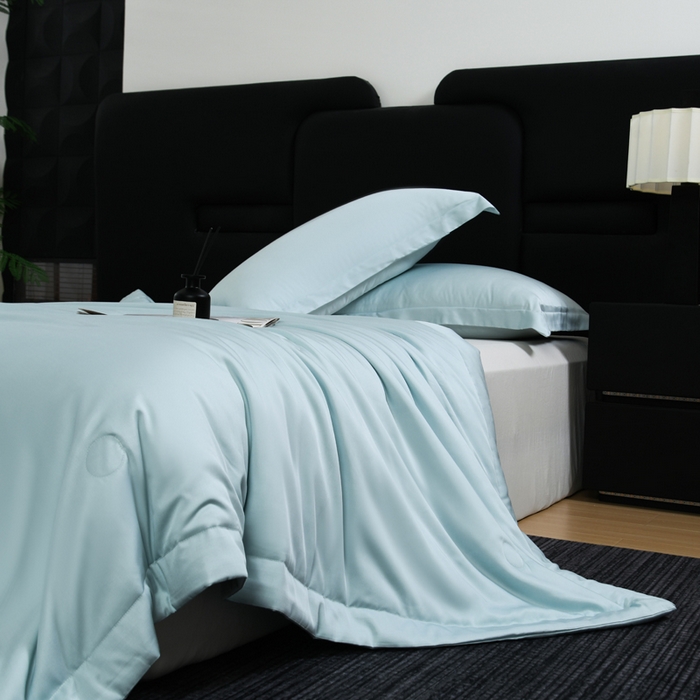 91家纺网 家纺一手货源 找家纺 枕星记忆枕 2026新款莫代尔夏被 莫代尔天蓝