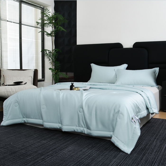 91家纺网 家纺一手货源 找家纺 枕星记忆枕 2026新款莫代尔夏被 莫代尔天蓝