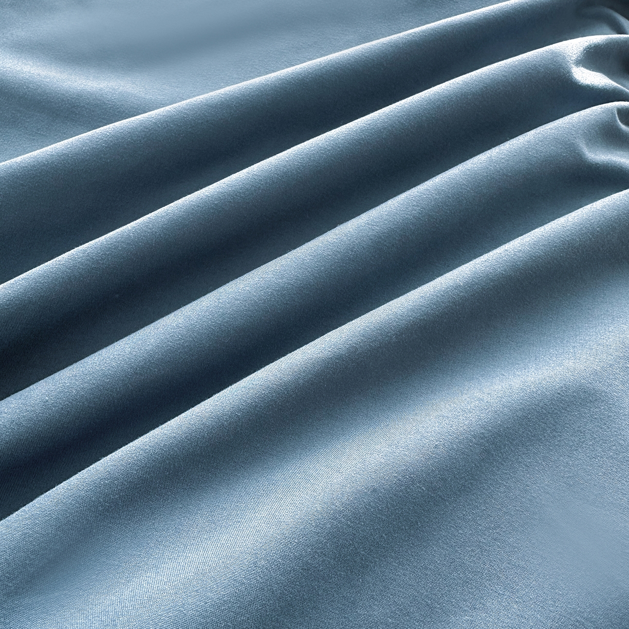 91家纺网 家纺一手货源 找家纺 佑泽家纺 2026新款亲肤水洗棉四件套 宾利蓝