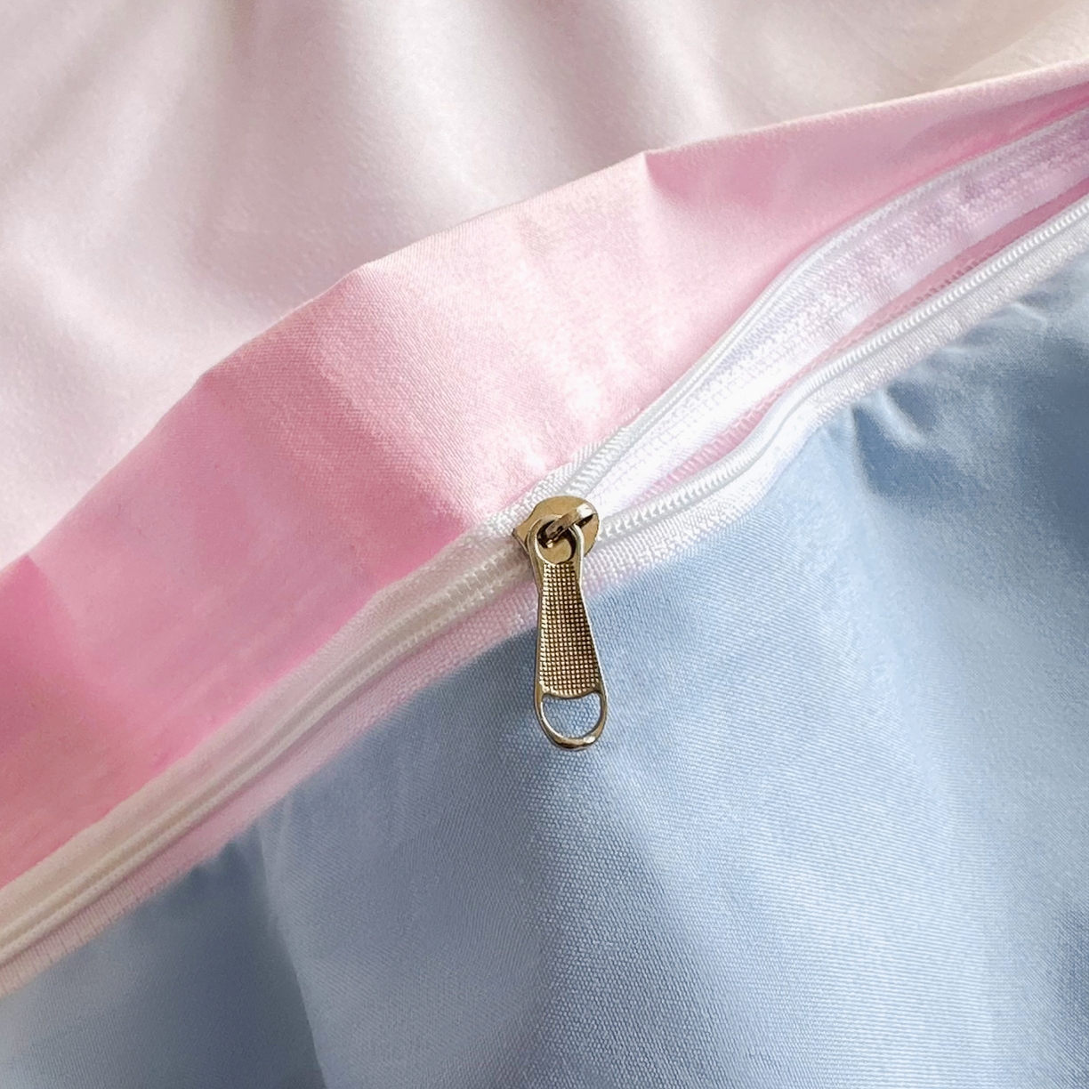 91家纺网 家纺一手货源 找家纺 佑泽家纺 2026新款亲肤水洗棉四件套 海盐桃桃