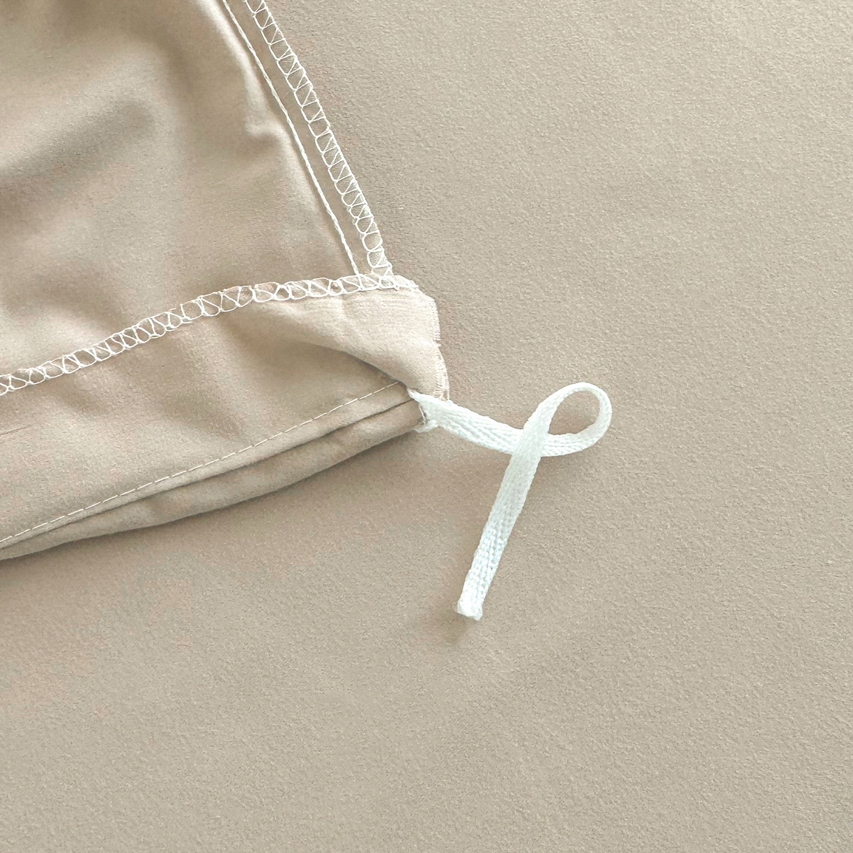 91家纺网 家纺一手货源 找家纺 佑泽家纺 2026新款亲肤水洗棉四件套 卡其