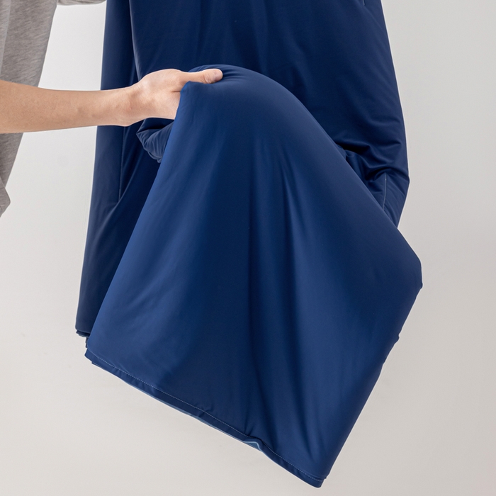 91家纺网 家纺一手货源 找家纺 迪梵家纺 2026春夏新款星级酒店同款深睡控温被Pro3.0夏被空调被冰丝夏凉被-风格二 深睡蓝