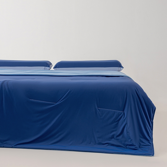 91家纺网 家纺一手货源 找家纺 迪梵家纺 2026春夏新款星级酒店同款深睡控温被Pro3.0夏被空调被冰丝夏凉被-风格二 深睡蓝