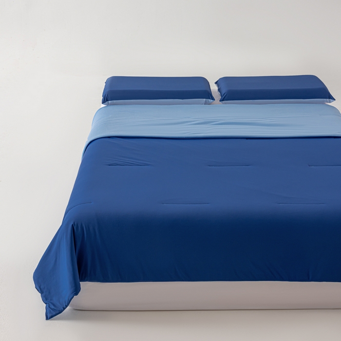 91家纺网 家纺一手货源 找家纺 迪梵家纺 2026春夏新款星级酒店同款深睡控温被Pro3.0夏被空调被冰丝夏凉被-风格二 深睡蓝