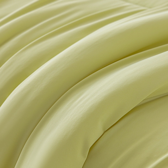 91家纺网 家纺一手货源 找家纺 迪梵家纺 2026春夏新款星级酒店同款深睡控温被Pro3.0夏被空调被冰丝夏凉被-风格二 竹青黄