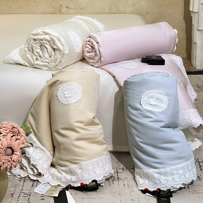 91家纺网 家纺一手货源 找家纺 （总）桂雅居家纺 2026新款百支天丝（酵素水洗工艺）-维纳斯法式女神被（单夏被充值会员-15，夏被四件套充值会员-20，送精美包装）