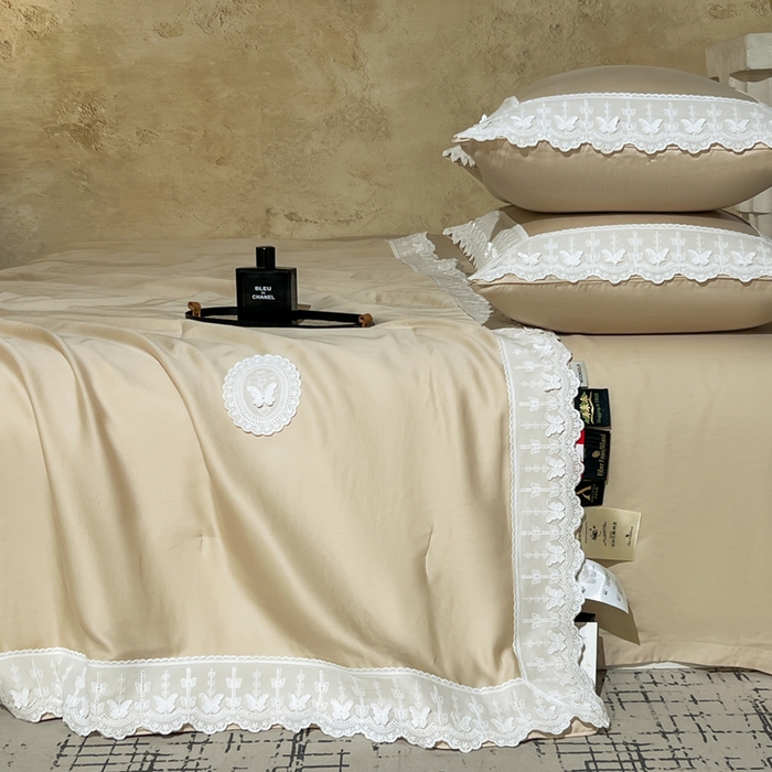 91家纺网 家纺一手货源 找家纺 （总）桂雅居家纺 2026新款百支天丝（酵素水洗工艺）-维纳斯法式女神被（单夏被充值会员-15，夏被四件套充值会员-20，送精美包装）