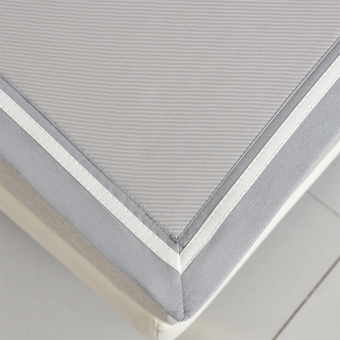 91家纺网 家纺一手货源 找家纺 小牛席业 2026新款ALL cool 全凉感绣花凉感冰丝席凉席席子 ALL cool-香槟