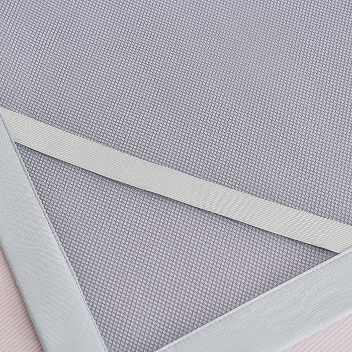 91家纺网 家纺一手货源 找家纺 小牛席业 2026新款ALL cool 全凉感绣花凉感冰丝席凉席席子 ALL cool-粉色