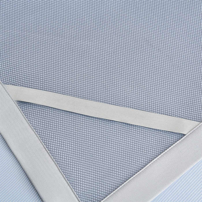 91家纺网 家纺一手货源 找家纺 小牛席业 2026新款ALL cool 全凉感绣花凉感冰丝席凉席席子 ALL cool-蓝色