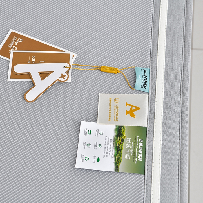 91家纺网 家纺一手货源 找家纺 小牛席业 2026新款ALL cool 全凉感绣花凉感冰丝席凉席席子床笠款 ALL cool-灰色