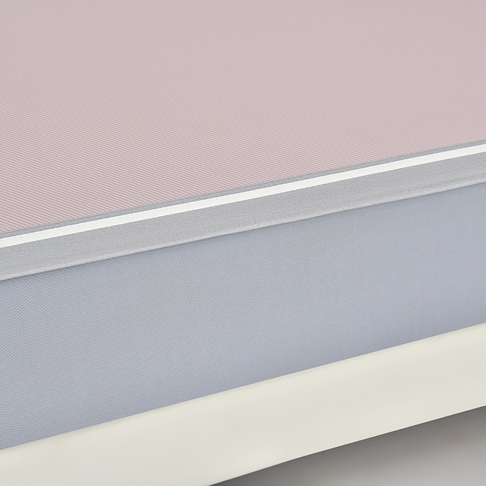 91家纺网 家纺一手货源 找家纺 小牛席业 2026新款ALL cool 全凉感绣花凉感冰丝席凉席席子床笠款 ALL cool-粉色