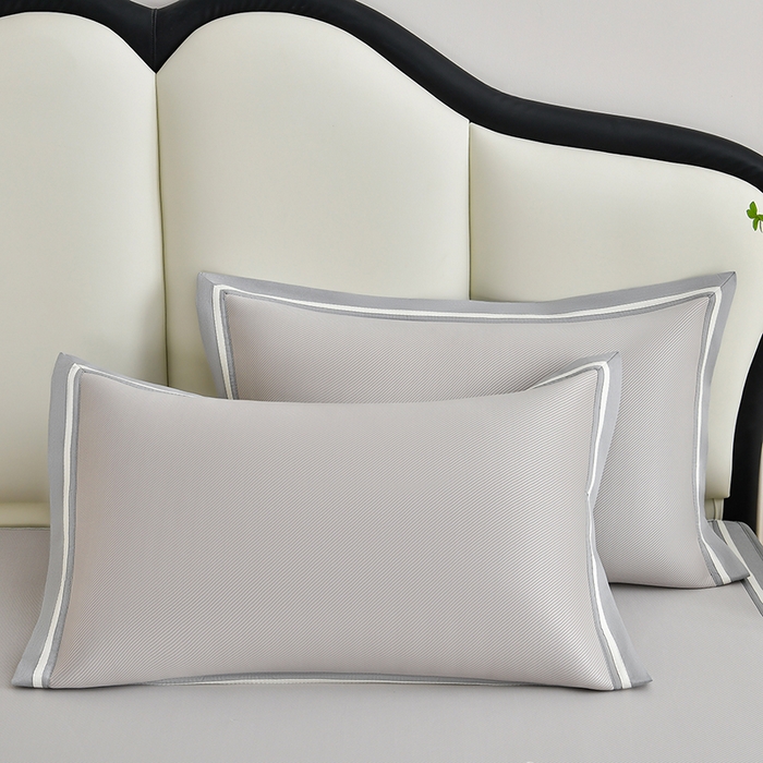 91家纺网 家纺一手货源 找家纺 小牛席业 2026新款ALL cool 全凉感绣花凉感冰丝席凉席席子床笠款 ALL cool-香槟