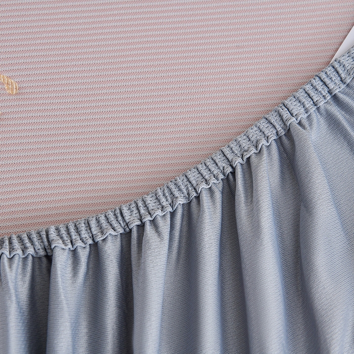 91家纺网 家纺一手货源 找家纺 小牛席业 2026新款ALL cool 全凉感绣花凉感冰丝席凉席席子床笠款 ALL cool-粉色