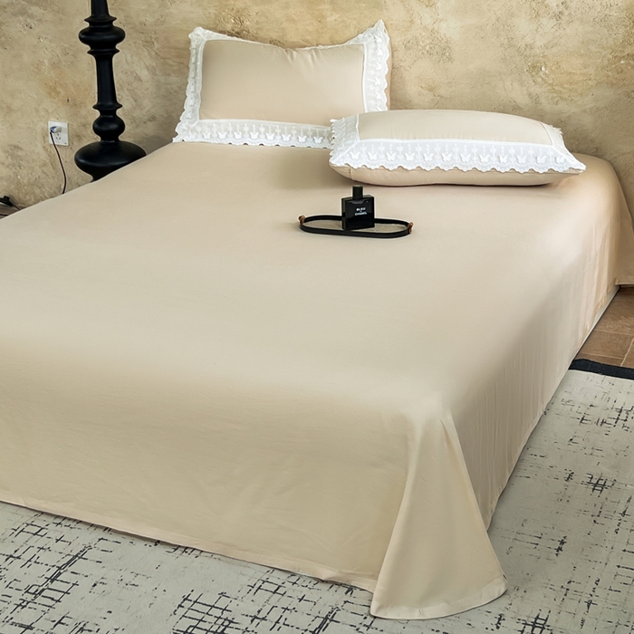 91家纺网 家纺一手货源 找家纺 桂雅居家纺 2026新款百支天丝（酵素水洗工艺）-维纳斯法式女神被（单夏被充值会员-15，夏被四件套充值会员-20，送精美包装） 洛黄