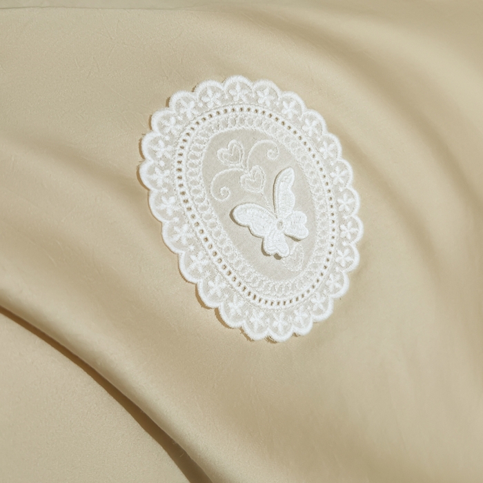 91家纺网 家纺一手货源 找家纺 桂雅居家纺 2026新款百支天丝（酵素水洗工艺）-维纳斯法式女神被（单夏被充值会员-15，夏被四件套充值会员-20，送精美包装） 洛黄