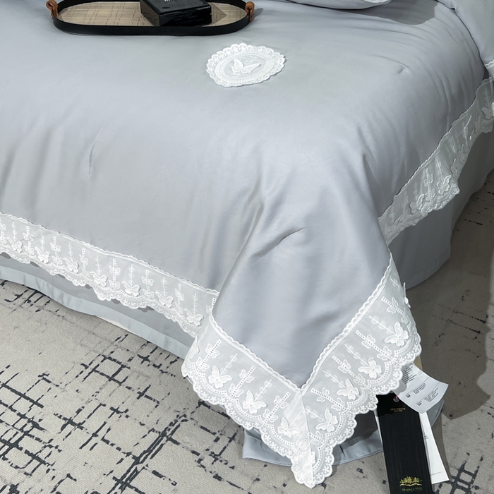 91家纺网 家纺一手货源 找家纺 桂雅居家纺 2026新款百支天丝（酵素水洗工艺）-维纳斯法式女神被（单夏被充值会员-15，夏被四件套充值会员-20，送精美包装） 斯卡其灰