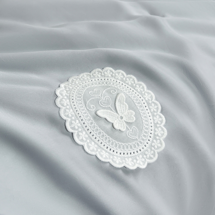 91家纺网 家纺一手货源 找家纺 桂雅居家纺 2026新款百支天丝（酵素水洗工艺）-维纳斯法式女神被（单夏被充值会员-15，夏被四件套充值会员-20，送精美包装） 斯卡其灰