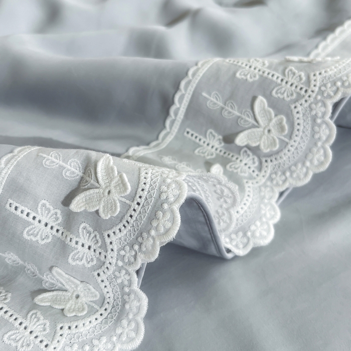 91家纺网 家纺一手货源 找家纺 桂雅居家纺 2026新款百支天丝（酵素水洗工艺）-维纳斯法式女神被（单夏被充值会员-15，夏被四件套充值会员-20，送精美包装） 斯卡其灰