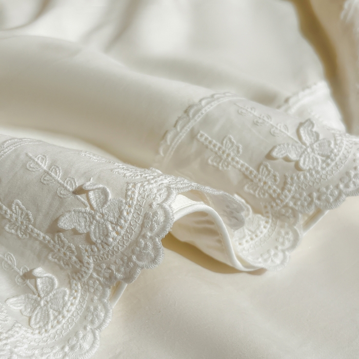 91家纺网 家纺一手货源 找家纺 桂雅居家纺 2026新款百支天丝（酵素水洗工艺）-维纳斯法式女神被（单夏被充值会员-15，夏被四件套充值会员-20，送精美包装） 悦白