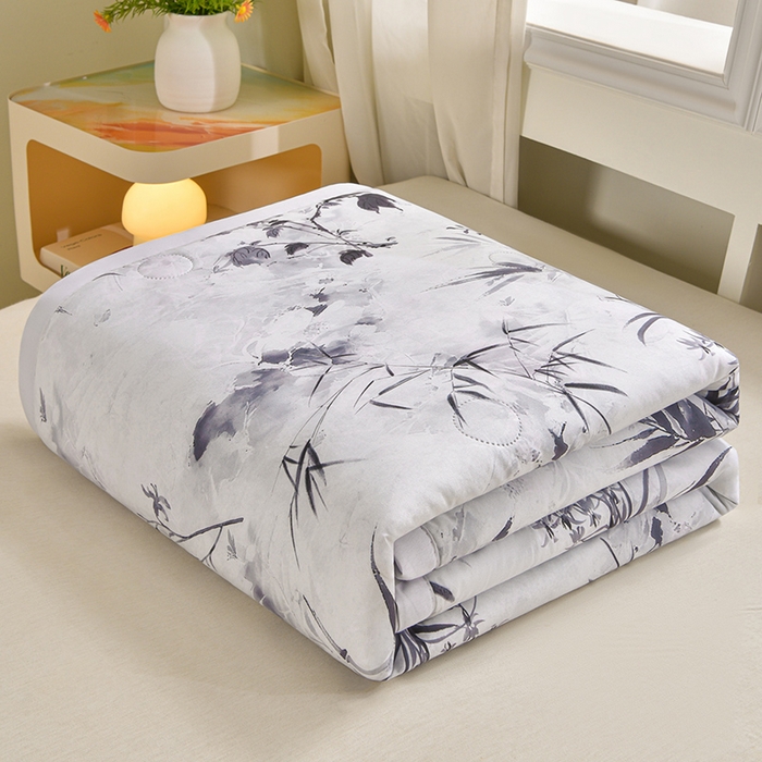 念家居 2026新款水洗棉夏被夏凉被空调被直播爆款 水墨竹韵