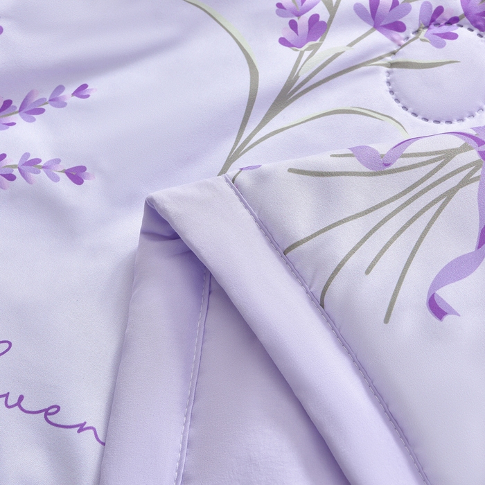 91家纺网 家纺一手货源 找家纺 念家居 2026新款水洗棉夏被夏凉被空调被直播爆款 紫韵薰衣草