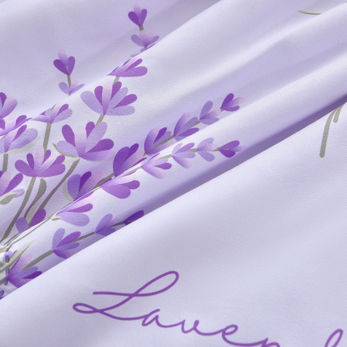 91家纺网 家纺一手货源 找家纺 念家居 2026新款水洗棉夏被夏凉被空调被直播爆款 紫韵薰衣草