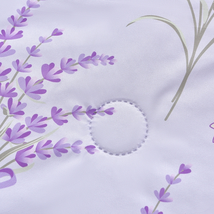 91家纺网 家纺一手货源 找家纺 念家居 2026新款水洗棉夏被夏凉被空调被直播爆款 紫韵薰衣草