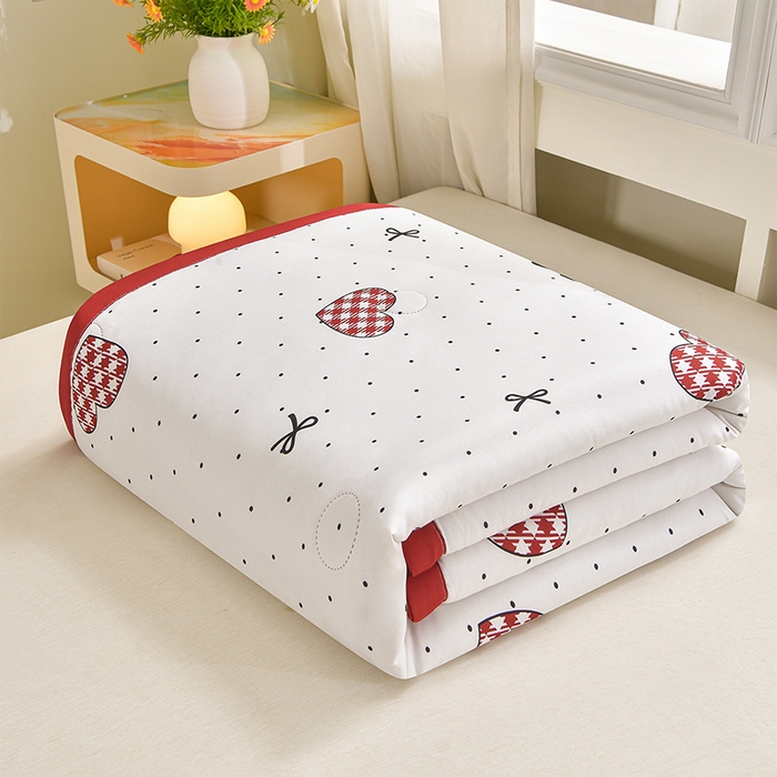 念家居 2026新款水洗棉夏被夏凉被空调被直播爆款 爱心小马