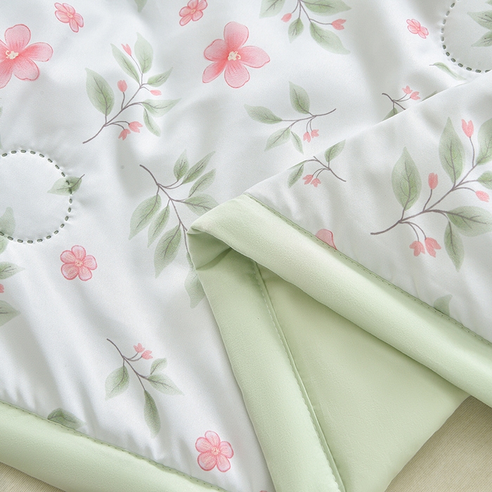 91家纺网 家纺一手货源 找家纺 念家居 2026新款水洗棉夏被夏凉被空调被直播爆款 春野