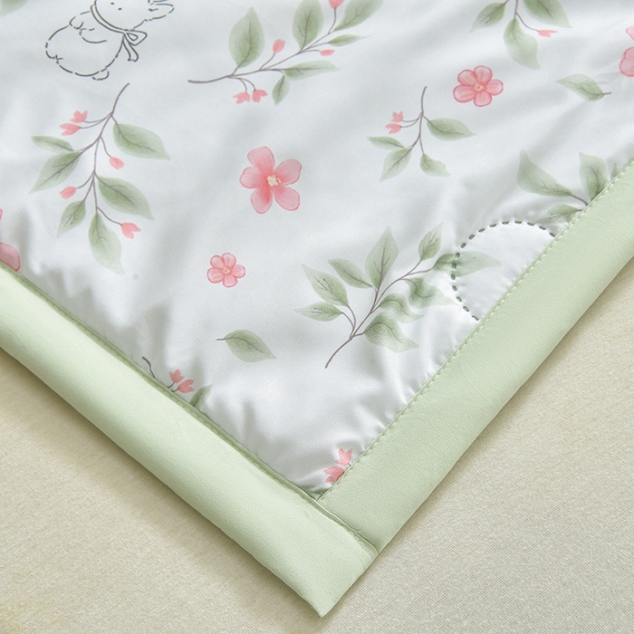 91家纺网 家纺一手货源 找家纺 念家居 2026新款水洗棉夏被夏凉被空调被直播爆款 春野