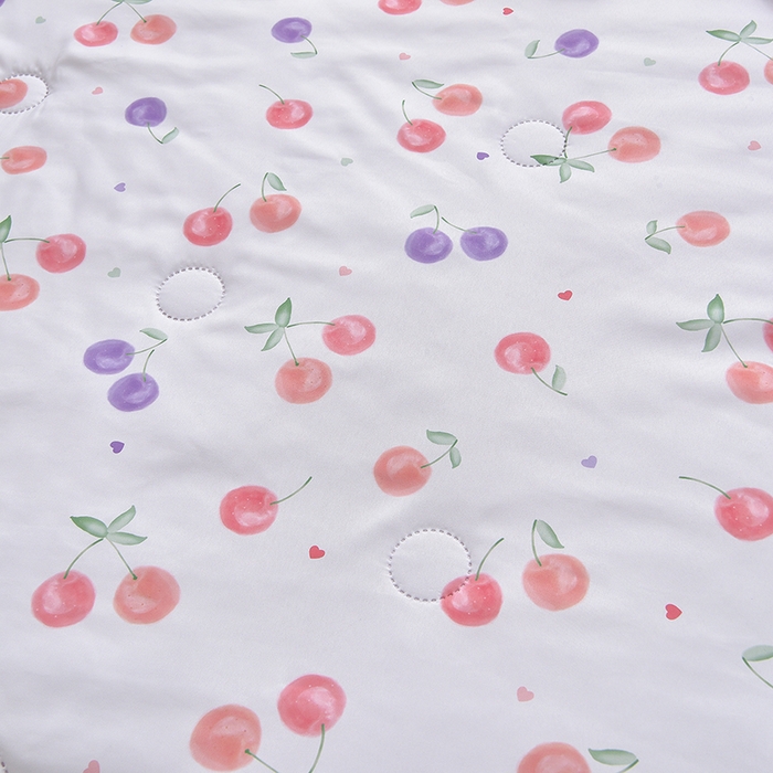 91家纺网 家纺一手货源 找家纺 念家居 2026新款水洗棉夏被夏凉被空调被直播爆款 粉梦樱桃