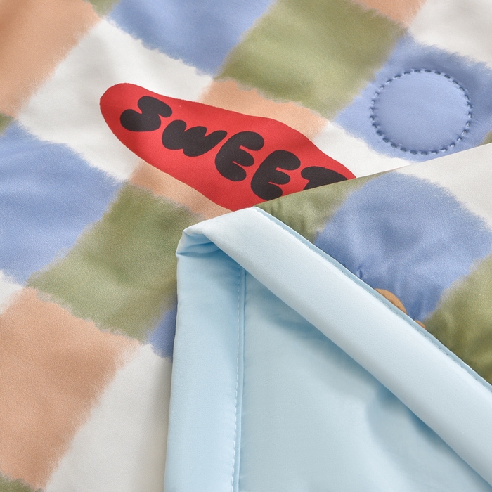 91家纺网 家纺一手货源 找家纺 念家居 2026新款水洗棉夏被夏凉被空调被直播爆款 快乐小马