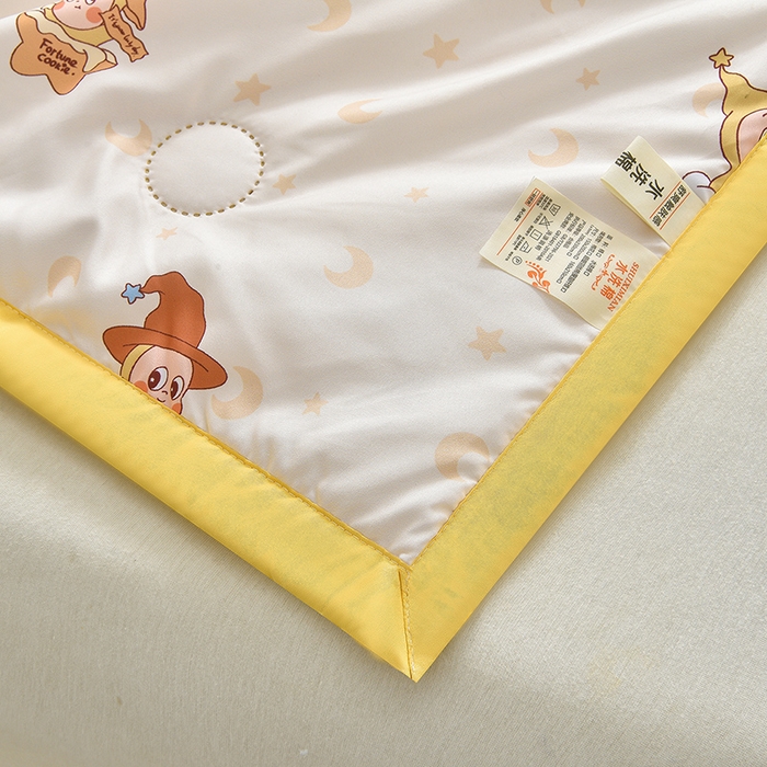 91家纺网 家纺一手货源 找家纺 念家居 2026新款水洗棉夏被夏凉被空调被直播爆款 萌熊星月