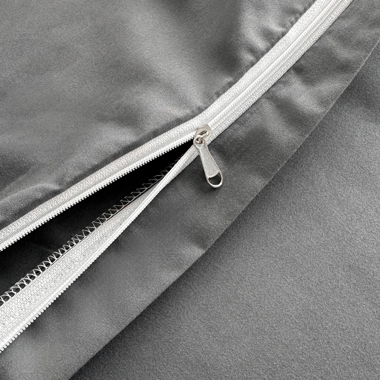 91家纺网 家纺一手货源 找家纺 佑泽家纺 2026新款亲肤水洗棉四件套 星空灰