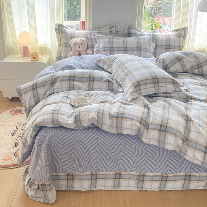 91家纺网 家纺一手货源 找家纺 （总）凌鼎 2026新款多规格掉边全棉印花四件套