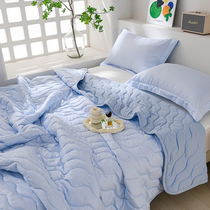 91家纺网 家纺一手货源 找家纺 （总）圣靓家纺 2026新款清柔水洗夏被被子被芯