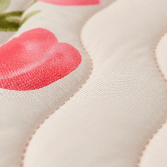 91家纺网 家纺一手货源 找家纺 圣靓家纺 2026新款清柔水洗夏被被子被芯 甜谧