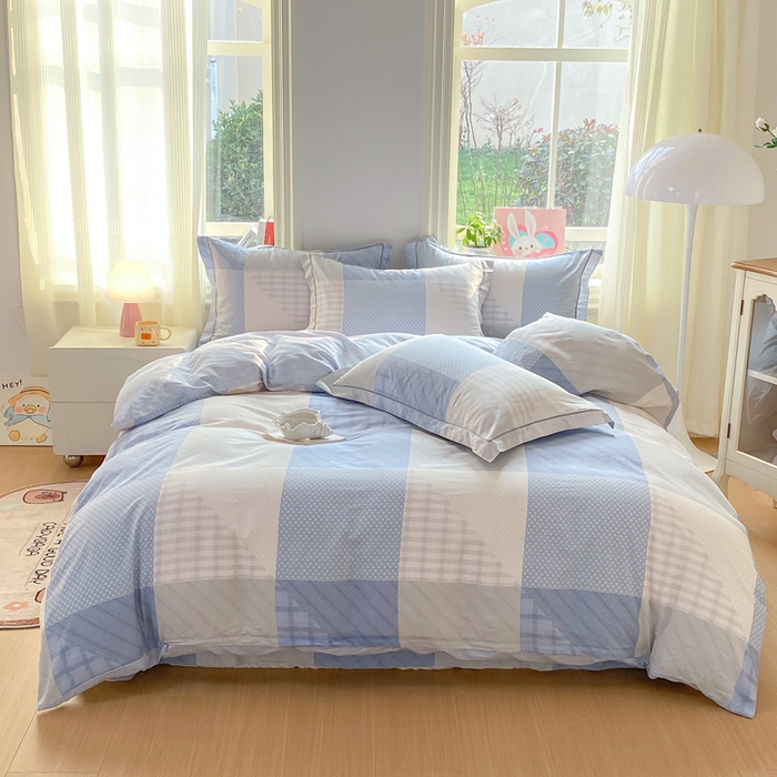 91家纺网 家纺一手货源 找家纺 凌鼎 2026新款多规格掉边全棉印花四件套 格林威尔