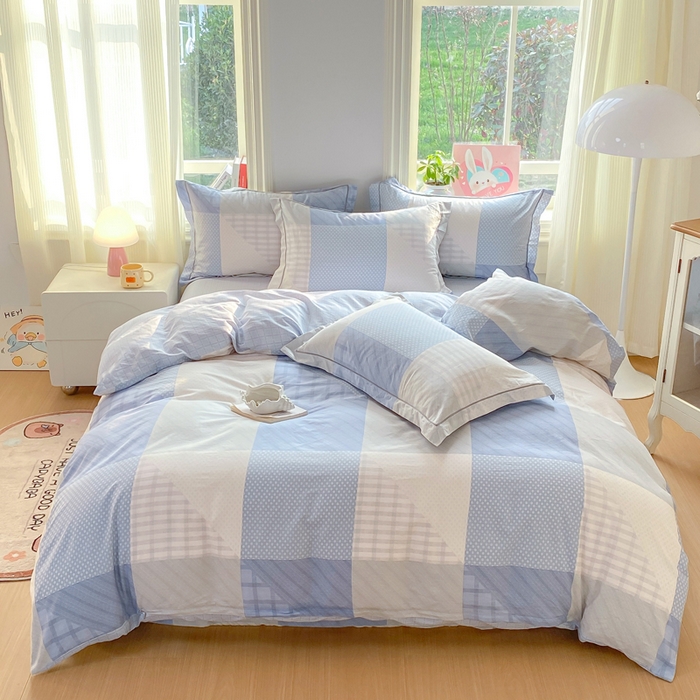 91家纺网 家纺一手货源 找家纺 凌鼎 2026新款多规格掉边全棉印花四件套 格林威尔