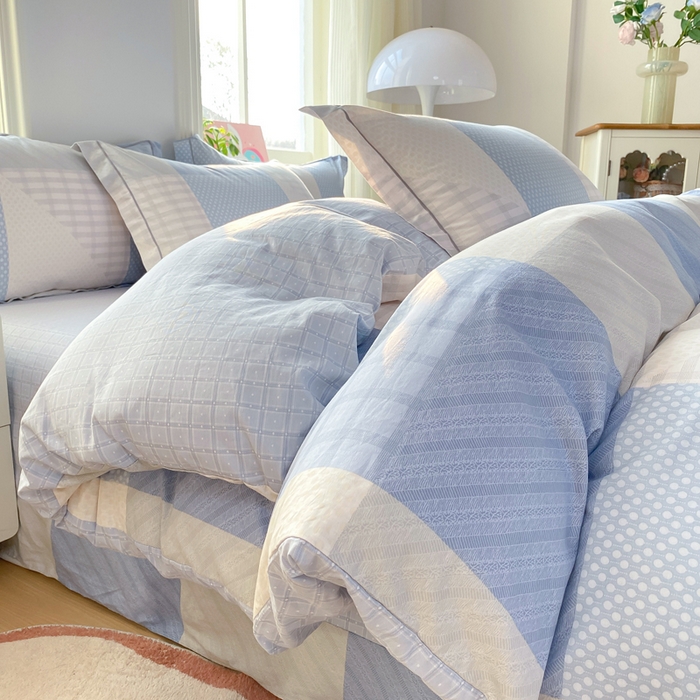 91家纺网 家纺一手货源 找家纺 凌鼎 2026新款多规格掉边全棉印花四件套 格林威尔